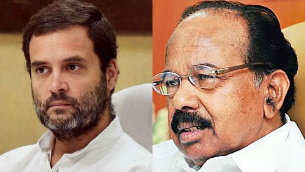 உட்கட்சிப் பூசல்களை இரும்புக்கரம் கொண்டு அடக்க ராகுலால் மட்டுமே முடியும்.. வீரப்ப மொய்லி