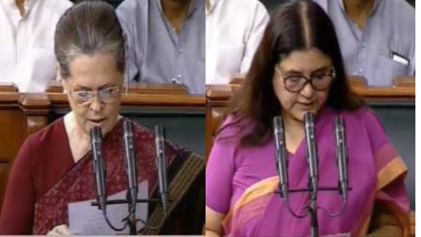இது கதையல்ல நிஜம்.. நாடாளுமன்றத்தில் சோனியா காந்தி- மேனகா காந்தி நடத்திய அதிசயம்