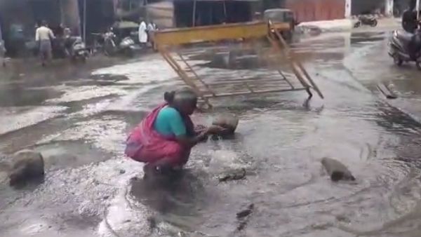 பார்த்தாலே மனசு வலிக்குது.. உடைப்பெடுத் குடிநீர் குழாய்.. ஆயிரக்கணக்கான லிட்டர் நீர் வீண்!