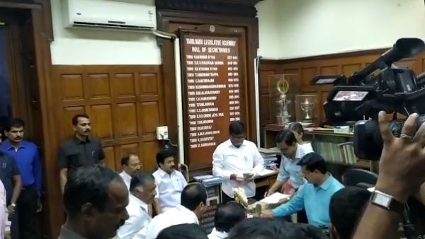 ராஜ்யசபா எம்பி தேர்தல்.. பாமகவின் அன்புமணி.. அதிமுக வேட்பாளர்கள் வேட்பு மனு தாக்கல்