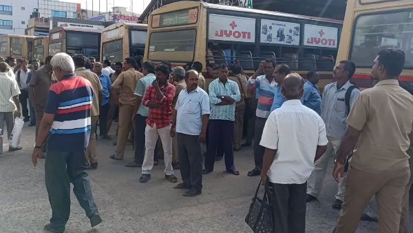 சென்னையில் மிக குறைந்த அளவில் இயங்கும் பேருந்துகள்.! கடும் கூட்ட நெரிசலில் சிக்கிய மக்கள்