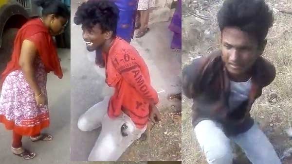 அக்கா.. எங்களை விட்டுடுக்கா.. போட்றா முட்டியை.. செயின் பறித்த 2 பேருக்கு பெண்கள் தர்ம அடி