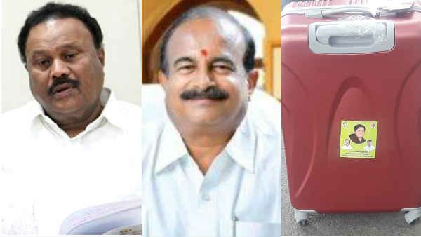 கலர் கலரா சூட்கேஸ்... கவர் மீது அம்மா.. பகிரங்கமாக தரும் அமைச்சர்கள்.. அதுவும் சட்டசபையில்!