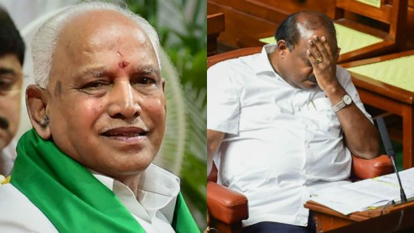 கர்நாடகாவில் அடேங்கப்பா திருப்பம்.. எடியூரப்பா அரசுக்கு ஆதரவு அளிக்க குமாரசாமி கட்சி ரெடி