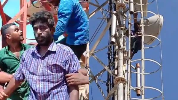 சோறு குடுக்ககூட ஆள் இல்லை.. சாகபோறேன்.. டவரில் ஏறிய வெங்கடேஷ்.. சமாதானப்படுத்தி இறக்கிய கார்த்திக்!