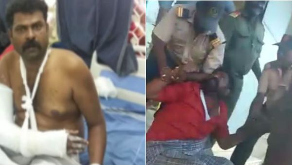 நெய் திருடிய ரவுடி.. கடையை தாக்கி அட்டகாசம்.. கைது செய்த போலீஸ்.. பாத்ரூமில் வழுக்கி விழுந்து காயம்