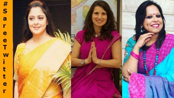 சேலை கட்டும் பெண்ணுக்கொரு வாசம் உண்டு.. டுவிட்டரில் கலக்கும் #SareeTwitter