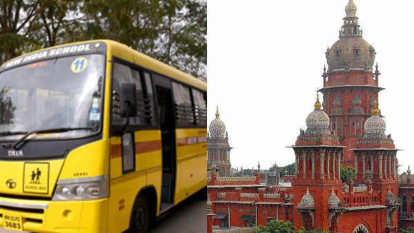 ஒரு மாதத்திற்குள் தனியார் பள்ளி வாகனங்களில் சிசிடிவி, ஜிபிஎஸ் பொருத்த வேண்டும்.. ஐகோர்ட் உத்தரவு