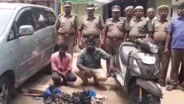 பல நாள் வேட்டையாடிய 2 பேர்.. இன்னோவா காரில் வலம் வந்த போது மாறுவேடத்தில் பிடித்தது போலீஸ்