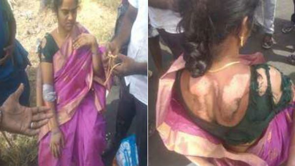 பதற வைக்கும் சம்பவம்.. பைக்குடன் பெண்ணை தர தரவென இழுத்து சென்று நகை பறித்த 4 பேர் கைது