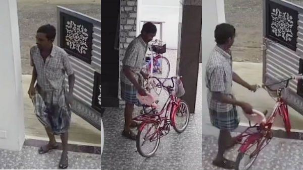 லுங்கியை மடித்து கட்டி.. நாசூக்காக 