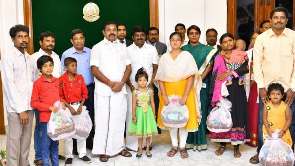 உயிரை காப்பாத்தீட்டீங்க.. முதல்வர் பழனிச்சாமியை நெகிழ வைத்த இதய அறுவை சிகிச்சை செய்த குழந்தைகள்