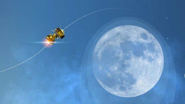 சக்சஸ்.. புவி சுற்றுவட்டப் பாதையிலிருந்து பிரிந்து நிலவு சுற்றுவட்டப் பாதையை அடைந்தது சந்திரயான்-2