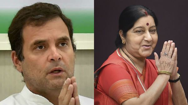 சுஷ்மா ஒரு அசாதாரணமான தலைவர்.. மிகச் சிறந்த பேச்சாளர்.. மரணம் வேதனை தருகிறது.. ராகுல்