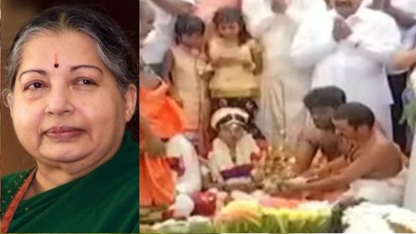 மெரினாவை அதிர வைத்த நாதஸ்வர முழக்கம்.. ஜெ.சமாதியில் நடைபெற்ற அதிமுக பிரமுகர் இல்ல திருமணம்!