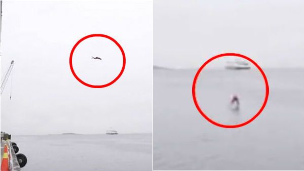 தலைகீழாதான் குதிப்பேன்.. கவுண்டமணி மாதிரி பந்தயம் கட்டி.. 89 அடி உயரத்தில் இருந்து குதித்த இளைஞர்!