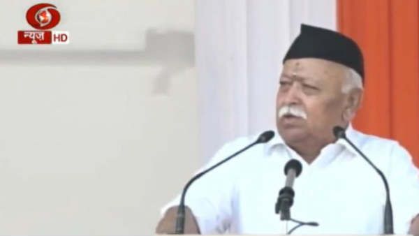 ஆர்.எஸ்.எஸ். விஜயதசமி நிகழ்ச்சி லைவ்வாக ஒளிபரப்பிய தூர்தர்ஷன்