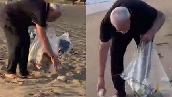 குவார்ட்டர் பாட்டிலை கையில் எடுத்த பிரதமர்.. அதிர்ந்த அதிகாரிகள்.. கோவளம் பீச்சா இது.. ரொம்ப கேவலம்!