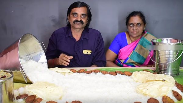 கவளம் கவளமாக வாய்க்குள் போகும் சாப்பாடு.. அசத்தும் 