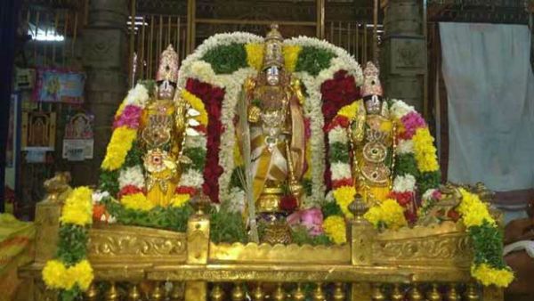 புரட்டாசி பிரம்மோற்சவம் கோலாகலம் - தல்லாகுளம் பெருமாள் கோவில் கொடியேற்றம்