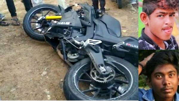 3 பேருமே ஹெல்மட் போடல.. ஓவர் ஸ்பீட்.. குறுக்கே வந்த மாடு.. பஸ்ஸில் சிக்கி விபத்து.. பறிபோன 2 உயிர்!