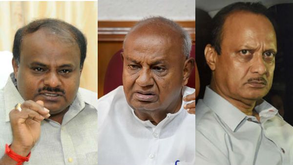 2006ல் குமாரசாமி ஆடிய விளையாட்டு.. அஜீத் பவாரும் அதே ஆட்டம்.. கர்நாடகாவை மிஞ்சிய மகாராஷ்டிரா!