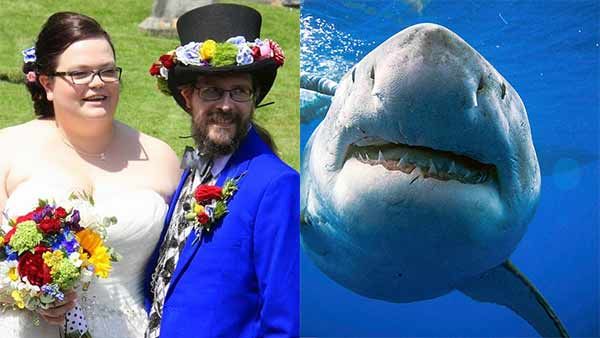 மனைவி பிறந்தநாளில் சோகம்... சுறாக்களிடம் சிக்கி கணவர் பலி.. உடலை மீட்க உதவிய திருமண மோதிரம்