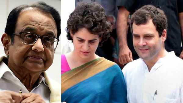 டெல்லி திகார் சிறையில் ப.சிதம்பரத்தை சந்தித்தனர் ராகுல், பிரியங்கா காந்தி