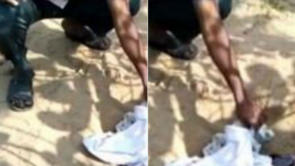 பச்சை குழந்தையை.. அடித்து கொன்ற தந்தை.. ஆற்றில் மண்ணை தோண்டி புதைத்த கொடுமை!