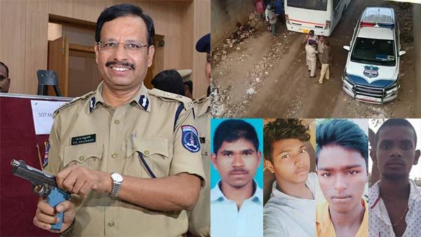 ஹைதராபாத்.. பெண் மருத்துவர் கொல்லப்பட்ட அதே இடத்தில் வைத்து 4 பேரின் கதையை முடித்த போலீஸ்.. மாஸ்!