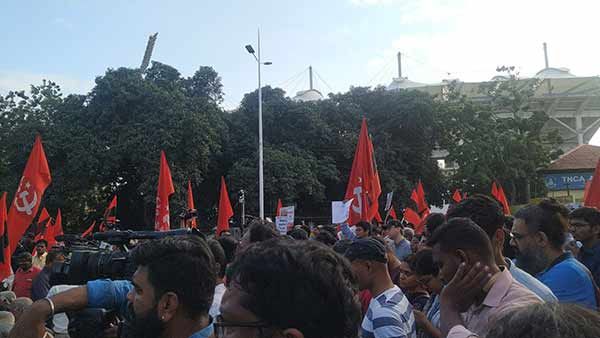 குடியுரிமை சட்ட திருத்தத்துக்கு எதிராக சென்னையில் போராட்டம்- வைகோ, திருமாவளவன் உள்ளிட்டோர் பங்கேற்பு