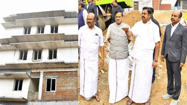 டெல்லியில் அதிமுகவுக்கு பிரமாண்ட அலுவலகம்... கட்டுமானப் பணிகள் தீவிரம்