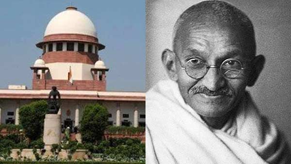 மகாத்மா காந்தி பாரத ரத்னா விருதை விட உயர்ந்தவர்.. வழக்கை தள்ளுபடி செய்தது உச்ச நீதிமன்றம்