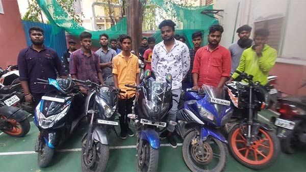 உற்சாக மிகுதி.. சர்ரு புர்ருன்ணு அதிவேகத்தில் அலப்பறை.. 100 பைக்குகள் பறித்தது சென்னை போலீஸ்