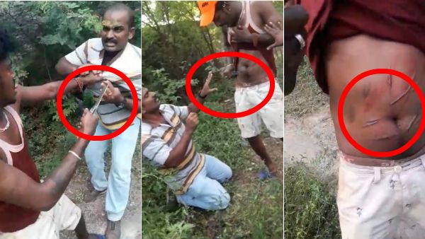 ஓ, கிரைமா நீ.. என்னையே புடிக்கறியா.. சிஐஎஸ்எப் வீரரை கத்தியால் குத்தி.. முட்டிபோட வைத்த கஞ்சா ரவுடி