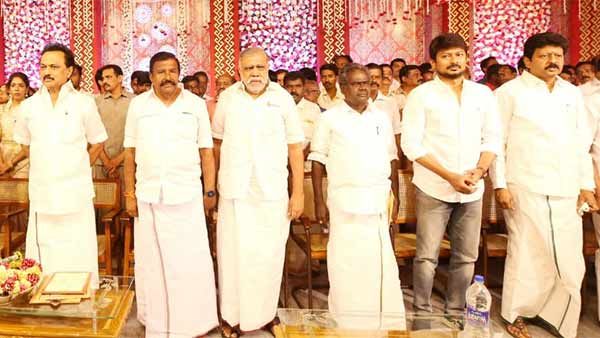 மு.க.ஸ்டாலின் புகழ் பாடிய சசிகலா தம்பி... தஞ்சை திருமண விழாவில் திவாகரன் பேச்சு