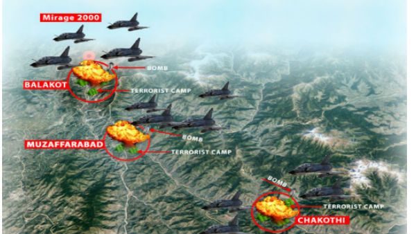 விமான தாக்குதலுக்கு ஆதாரம் கேட்டீங்களே.. பாலகோட் இப்போ எப்படி இருக்கிறது? வெளியான புகைப்படம்