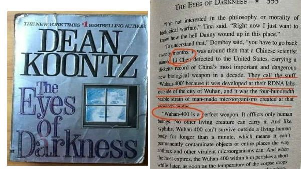 வுஹான் நகர ஆய்வகத்தில் வைரஸ் உற்பத்தியாகிறது.. 40 வருடம் முன்பே சொன்ன மர்ம நாவல்.. பரபரப்பு