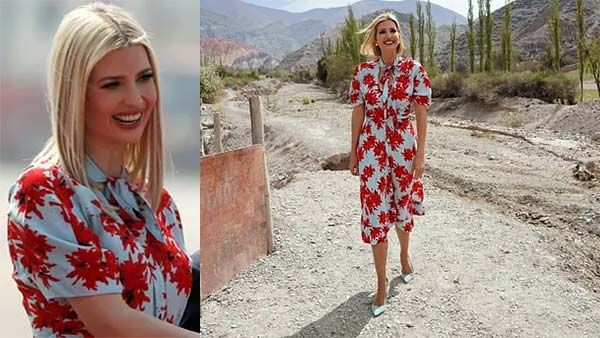 இதையேதான் அர்ஜென்டினா போனப்பவும் போட்டுப் போனாங்க இவாங்கா.. விலையே கேட்டாலே கிர்ருங்குதே