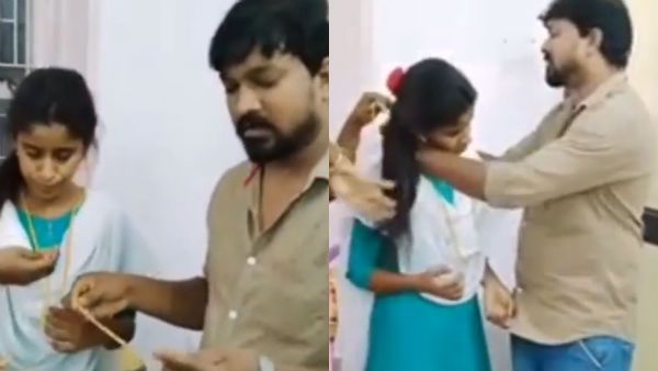 காதலியை கழற்றி விட்ட காதலன்.. பிடித்து வந்து.. ஸ்டேஷனில் வைத்து கட்றா தாலியை.. போலீஸ் அதிரடி!