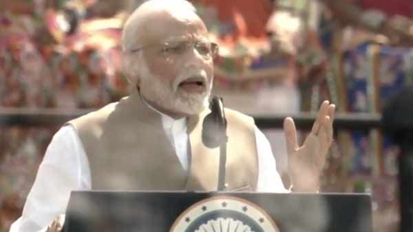 உலகின் பழமையான மொழி சமஸ்கிருதம்.. அதில் உங்களை வரவேற்பதில் மகிழ்ச்சி.. நமஸ்தே டிரம்ப்.. மோடி உரை!