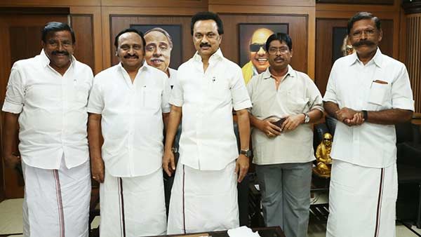 அறிவாலயத்தில் சிலுப்பிய வீரபாண்டி ராஜா... மடக்கிய கே.என். நேரு