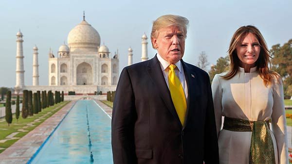 இந்தியாவில் அதிபர் டிரம்ப்.. குஜராத்தில் செம உரை.. தாஜ்மஹாலை கண்டு ரசித்தார்.. முதல் நாளே மாஸ்!
