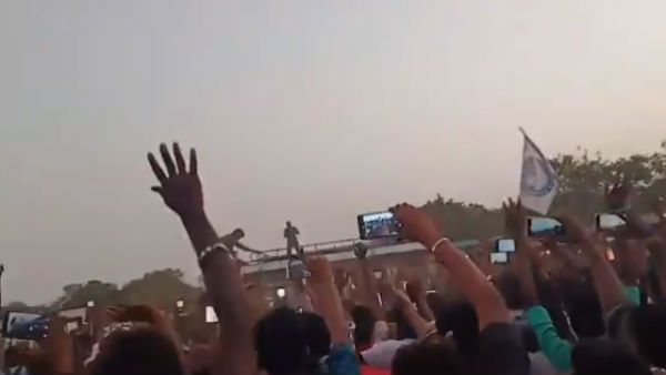 விஜயை பார்க்க குவிந்த ரசிகர்கள்.. நெய்வேலியில் கூட்டத்தை கட்டுப்படுத்த முடியாமல் திணறிய போலீஸ்