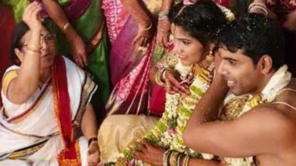 வெரி ஸ்மார்ட்.. சபாஷ் சுஷ்மா.. வேத, மந்திரங்களை ஓதி.. கல்யாணத்தை நடத்துவது யார்ன்னு பார்த்தீங்களா?