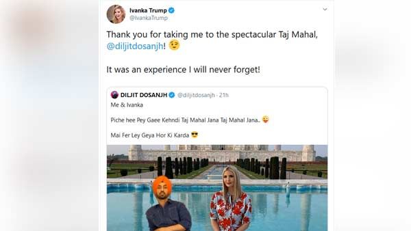 கலாய்த்து டிவீட் போட்ட நடிகருக்கு.. கலகலப்பாக பதிலடி கொடுத்த டிரம்ப் மகள்.. இவாங்காவா.. கொக்கா!