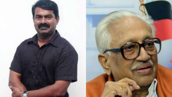 பெருமதிப்பிற்குரிய பேராசிரியர்.. திமுகவினரின் துயரத்தில் பங்கெடுக்கிறேன்.. சீமான் இரங்கல்