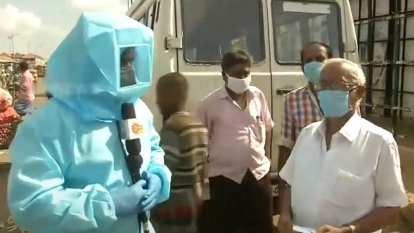 நல்லா உற்று பாருங்க.. ஆஹா, இது நிருபர்களாச்சே.. தலைமுதல் கால்வரை பாதுகாப்பு.. அசத்தும் சன் டிவி