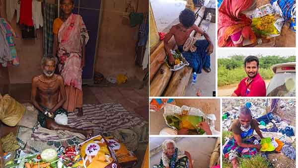 தினசரி 100 பேருக்கு சாப்பாடு.. 200 குடும்பங்களுக்கு காய்கறி.. கடவுள் சார் நீங்க!