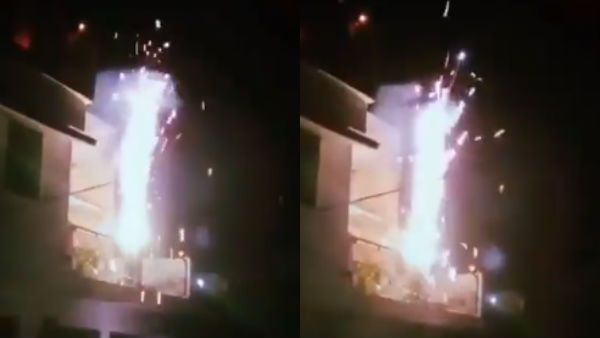 அகல் விளக்குகளை ஏற்றச் சொன்ன பிரதமர்.. பட்டாசு வெடித்துக் கொண்டாடி விட்ட மக்கள்!!